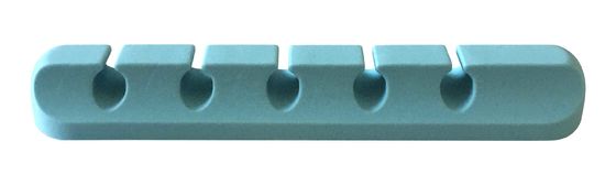 Beli Lima lubang Desk Kabel Organizer Wire Winder Storage Holder Silicone Protector Manajemen Cable Clips online manufacture