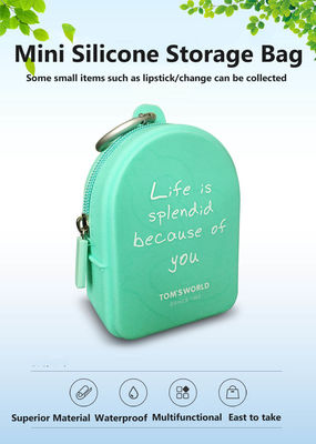 Beli Tas penyimpanan gaya ransel mini silikon nol dompet yang lucu dan modis Tas silikon lembut online manufacture