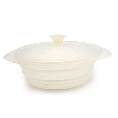 Beli Pemesanan Pabrik untuk Perlengkapan Dapur Rumah Tangga Berkualitas Tinggi Grade Makanan Pot Alat Silikon Silikon Folding Steamers online manufacture