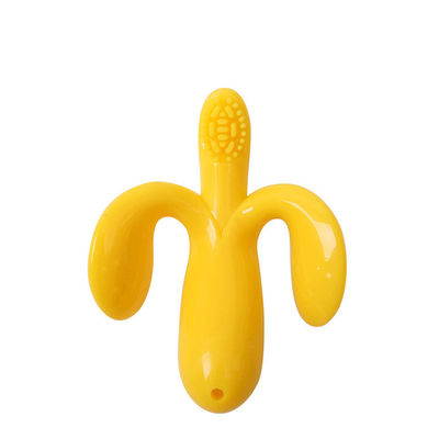 Beli Sikat Gigi Silikon Bayi yang awet Pisang Sikat Gigi Kartun Makanan Silikon Mandi Silikon Mainan online manufacture