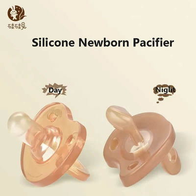 Baby Food Grade Silicone Daily and Night Pacifier Dot bayi berbahan silikon cair super lembut