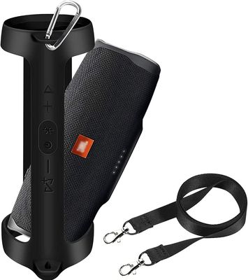 Speaker Bluetooth Tutup Pelindung Silikon Dengan Tali Bahu Dan Hook And Loop Speaker Tutup Selimut Simpanan Silikon