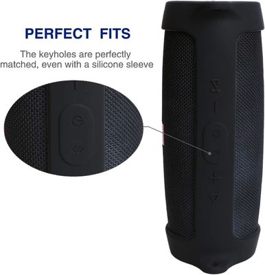 Penutup pelindung silikon anti-tabrakan speaker Bluetooth multifungsi untuk penutup silikon lembut portabel speaker