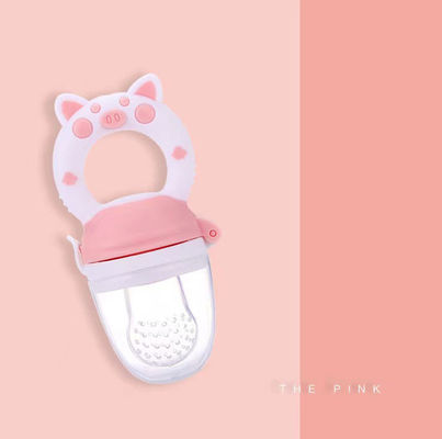 Kartun Cute Bayi Dan Anak Muda Tidur Nyaman Makanan Kelas Silikon Susu Ibu Anak Kelas Giling Gigi