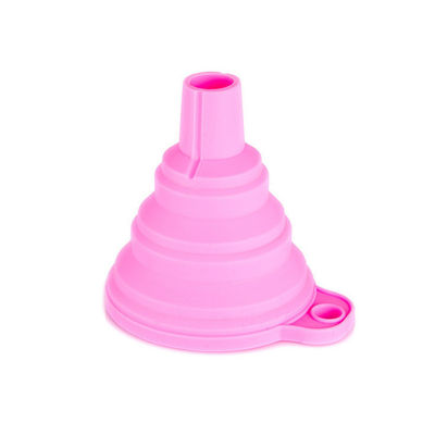 Dapur Makanan Grade Silikon Funnel Dispenser Cairan Dapur Alat Kecil Aksesoris Lipat Silikon Lipat Funnel