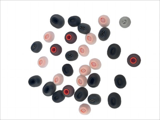 Bagian pengganti earbuds silikon kecil/sedang/besar untuk earbuds TWS Opsi yang disesuaikan